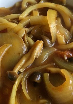トマトとぶなしめじのカレーうどん-レシピのメイン写真