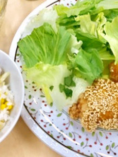 鶏むね肉のごま焼き-レシピのメイン写真