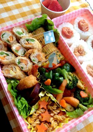 いろいろ野菜の肉巻き揚げ♪-レシピのメイン写真