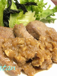 牛ステーキ☆オニオンソース-レシピのメイン写真