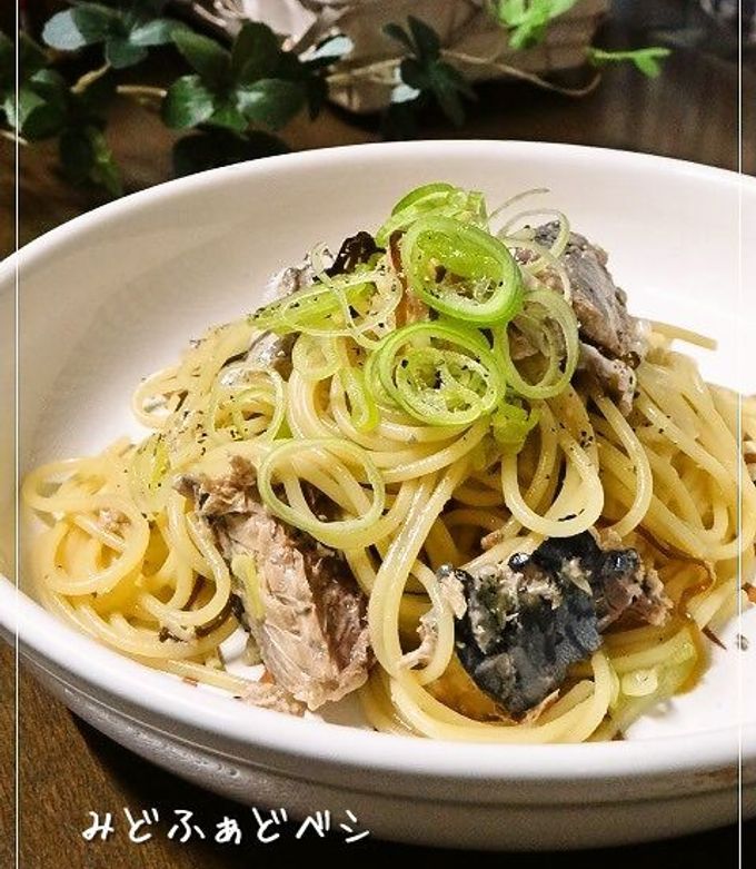 和えるだけのさば缶パスタ✿塩昆布ゆず胡椒-レシピのメイン写真