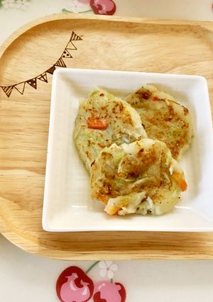 幼児食◇じゃがいもとしらすと野菜のおやき-レシピのメイン写真
