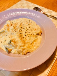 カボチャとササミのクリームリゾット-レシピのメイン写真