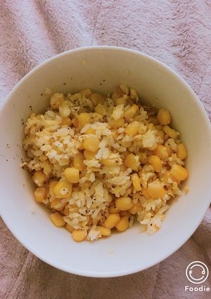 W黄色コンビ！コーンと卵の簡単炒飯！-レシピのメイン写真