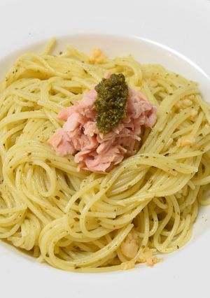 ツナのジェノベーゼソースパスタ-レシピのメイン写真