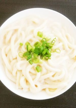 めんたいこクリームのうどん-レシピのメイン写真