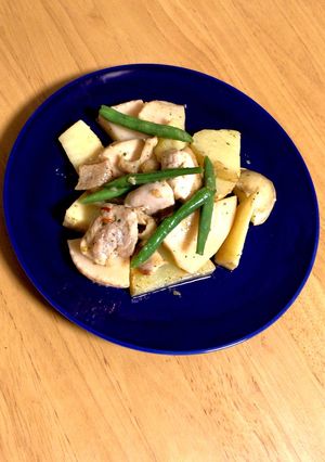 春野菜と鶏モモ肉のペペロンチーノ-レシピのメイン写真