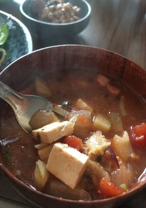 栄養満点 あるもの全部入れミネストローネ-レシピのメイン写真