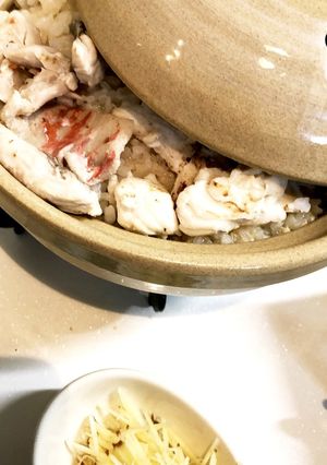 鯛の釜飯♡あらだし味噌♡土鍋ご飯-レシピのメイン写真