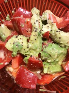 パプリカとアボカドのオーロラドレッシング-レシピのメイン写真