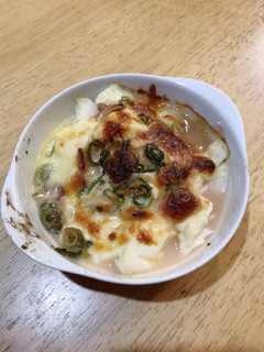 ワインに!豆腐と塩辛のチーズ焼き-レシピのメイン写真