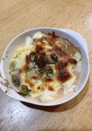 ワインに！豆腐と塩辛のチーズ焼き-レシピのメイン写真
