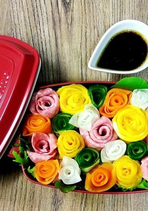 材料3つ☆海苔いらず！巻かないお寿司-レシピのメイン写真