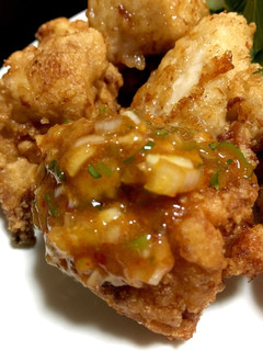 鶏胸肉で唐揚げ甘辛ネギソース-レシピのメイン写真