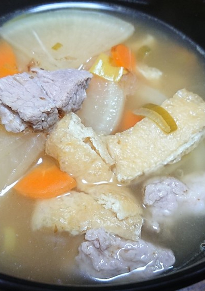 豚肩ロースの旨みのある豚汁-レシピのメイン写真
