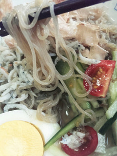 ちりめんとカツオぶしの冷麺-レシピのメイン写真