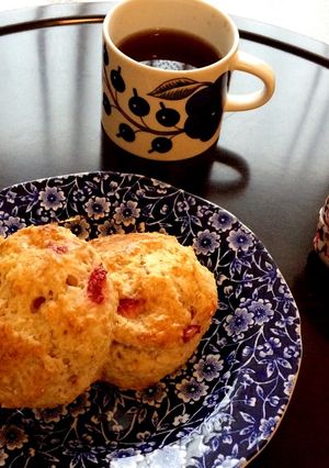 ♡ストロベリースコーン♡-レシピのメイン写真