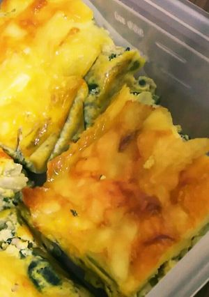 カレーチーズのオープンオムレツ、4日-レシピのメイン写真