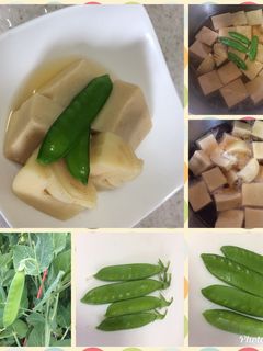 絹さやと高野豆腐とたけのこ煮-レシピのメイン写真