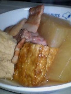 大根と豚肉と厚揚げの煮物-レシピのメイン写真