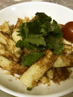 お弁当の中に一工夫!ちくわのおかか和え-レシピのメイン写真
