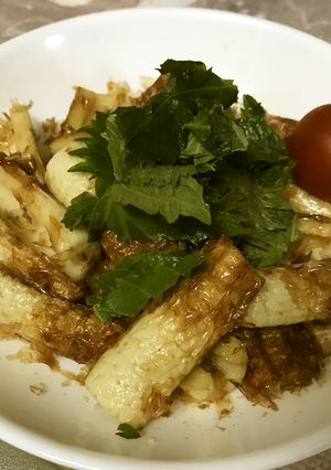 お弁当の中に一工夫！ちくわのおかか和え-レシピのメイン写真