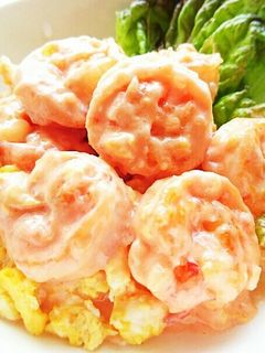 たくさんエビマヨ食べたい‼卵でかさまし!-レシピのメイン写真