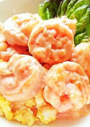 たくさんエビマヨ食べたい‼卵でかさまし!-レシピのメイン写真