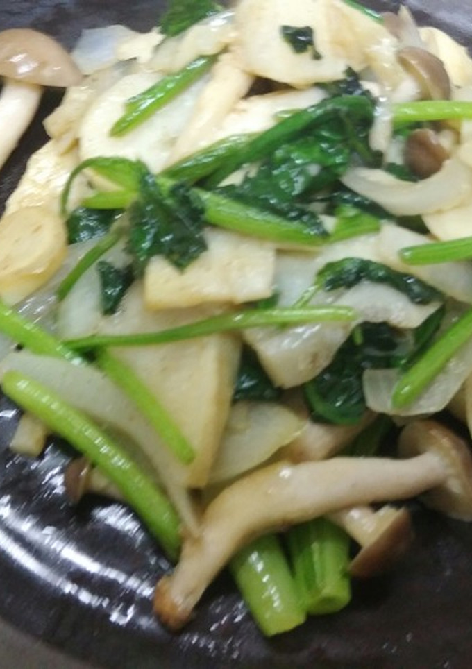 筍とほうれん草のバター炒め-レシピのメイン写真
