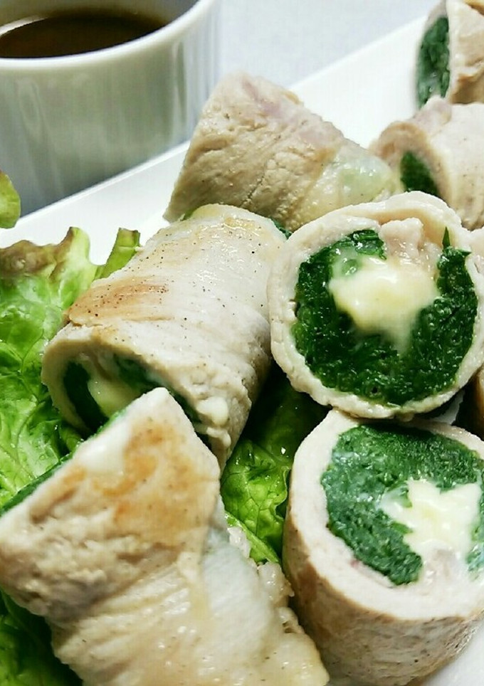 ほうれん草とチーズの豚巻き-レシピのメイン写真