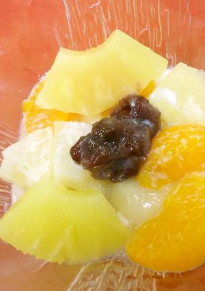 フルーツ豆腐白玉☆宇都宮市保健センター-レシピのメイン写真
