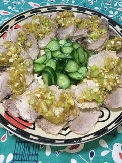 ゆで豚のネギソース-レシピのメイン写真