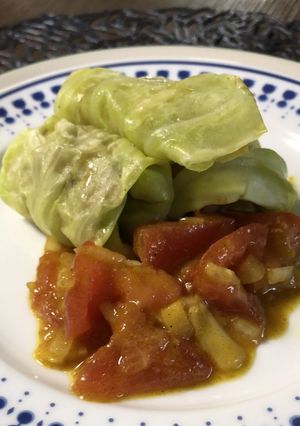 春キャベツの豚肉巻きカレーソース添え-レシピのメイン写真