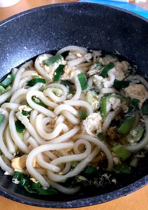 卵とじうどん-レシピのメイン写真