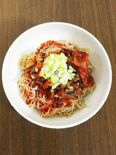 ふるる冷麺で納豆ネギ和え!-レシピのメイン写真