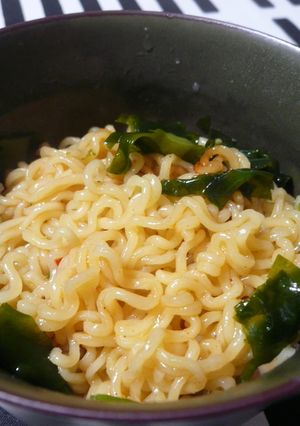 辛ラーメンで汁なしそば-レシピのメイン写真