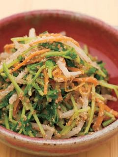 豆苗のごま和え-レシピのメイン写真