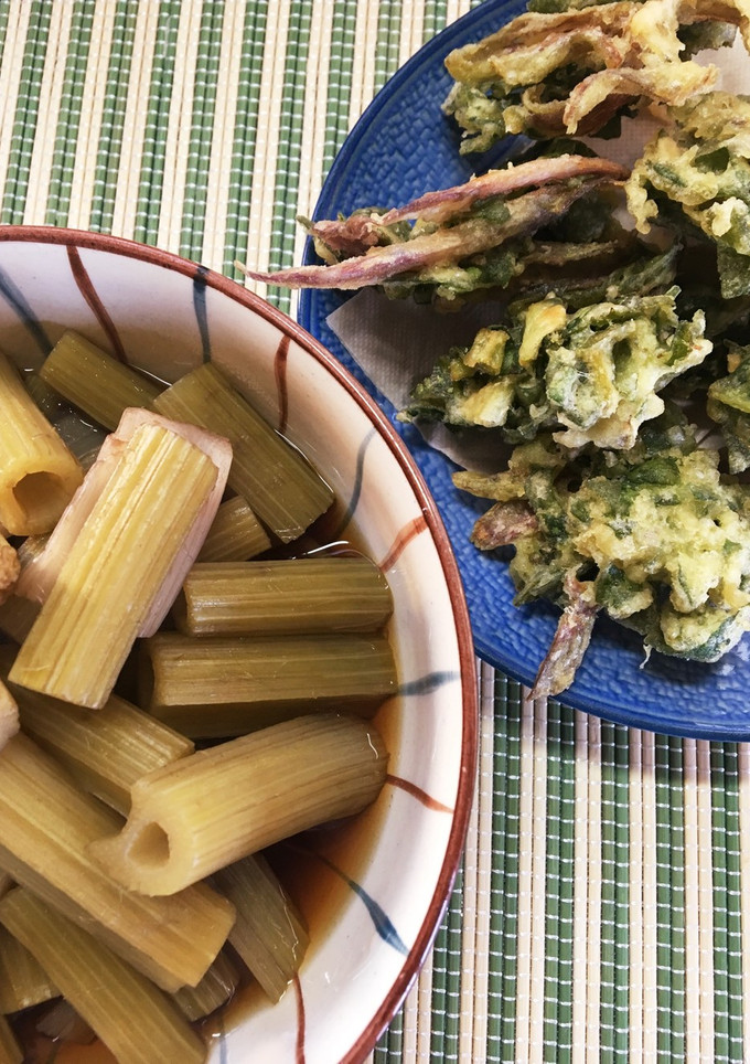 とう蕗の煮物と天ぷら-レシピのメイン写真