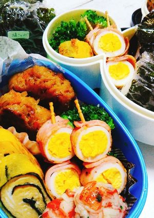 お弁当に☆可愛いうずらのベーコン巻き-レシピのメイン写真