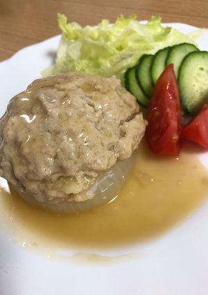 想像以上にウマい♡新玉ねぎの肉詰め-レシピのメイン写真