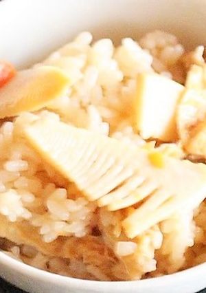 春ならたけのこご飯-レシピのメイン写真