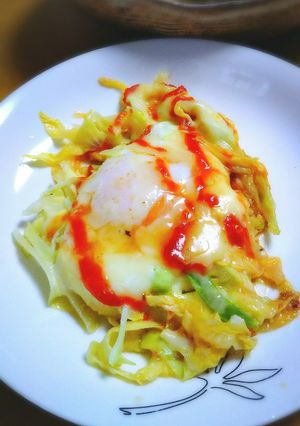 あと1品★ふんわり卵キャベツ-レシピのメイン写真