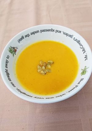 カフェのかぼちゃスープ-レシピのメイン写真