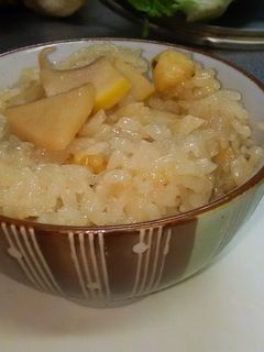 炊飯器で、簡単 筍のおこわ-レシピのメイン写真