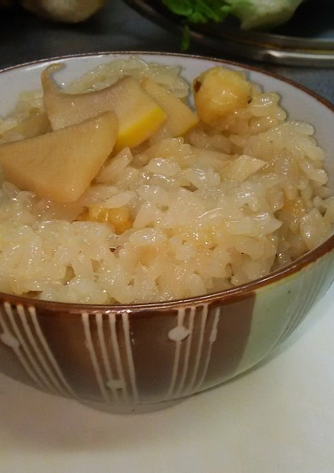 炊飯器で、簡単 筍のおこわ-レシピのメイン写真