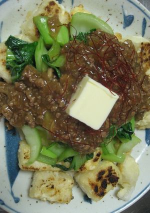 豆腐の豚ひきあんかけ（じゃがいもも可）♪-レシピのメイン写真