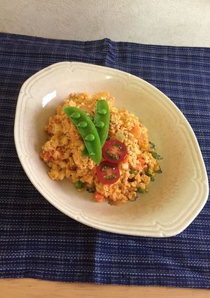 ✳︎洋風♫赤い炒り豆腐*-レシピのメイン写真