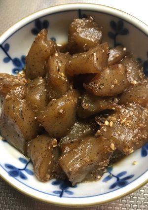 コンニャクの炒め煮-レシピのメイン写真