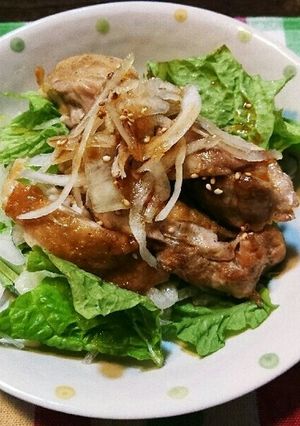 グリルチキンと野菜のサラダ-レシピのメイン写真
