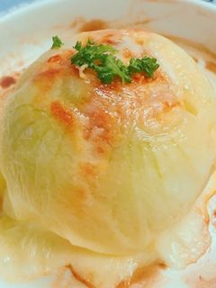 超簡単!丸ごと 新玉ねぎのチーズ焼き-レシピのメイン写真